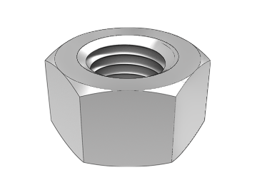 ASME B18.2.2.4 Nat Hex Kacang hex