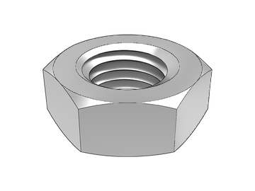 ASME B18.2.2.4 Nat Nipis Heksagon Nat nipis heksagon